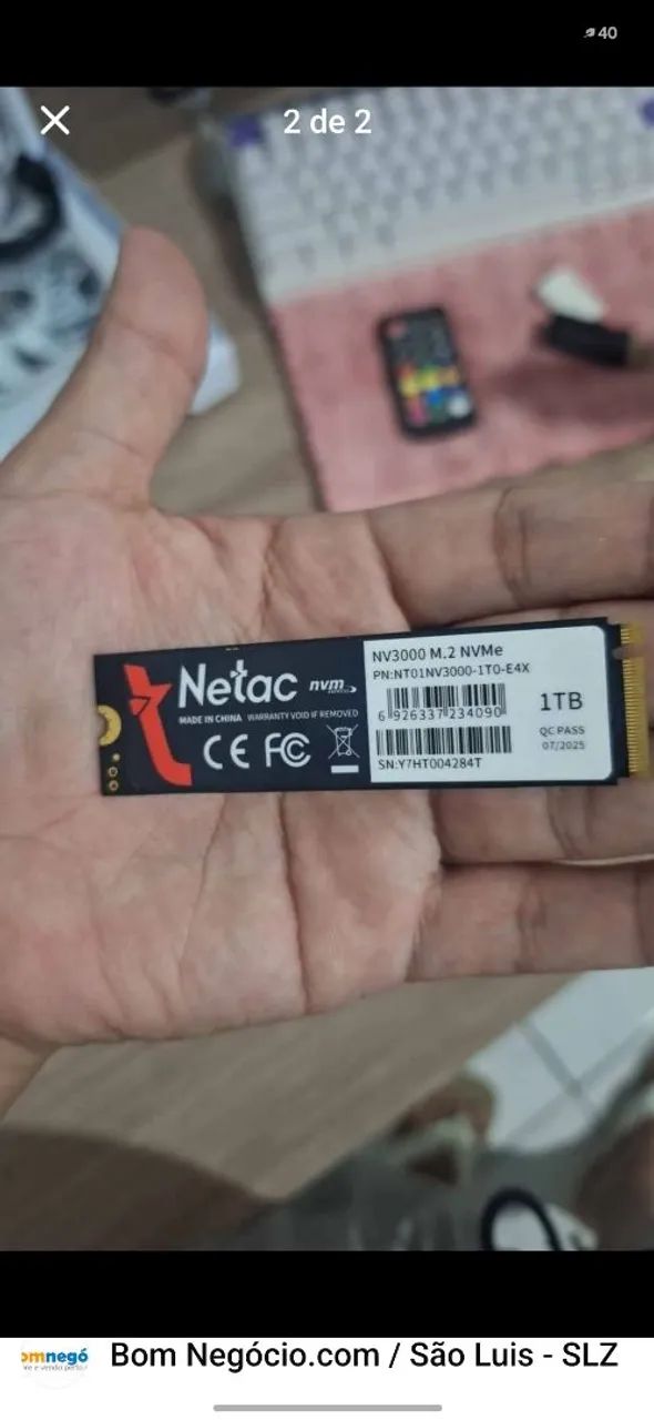 SSD NVME 1TB  - Foto 2