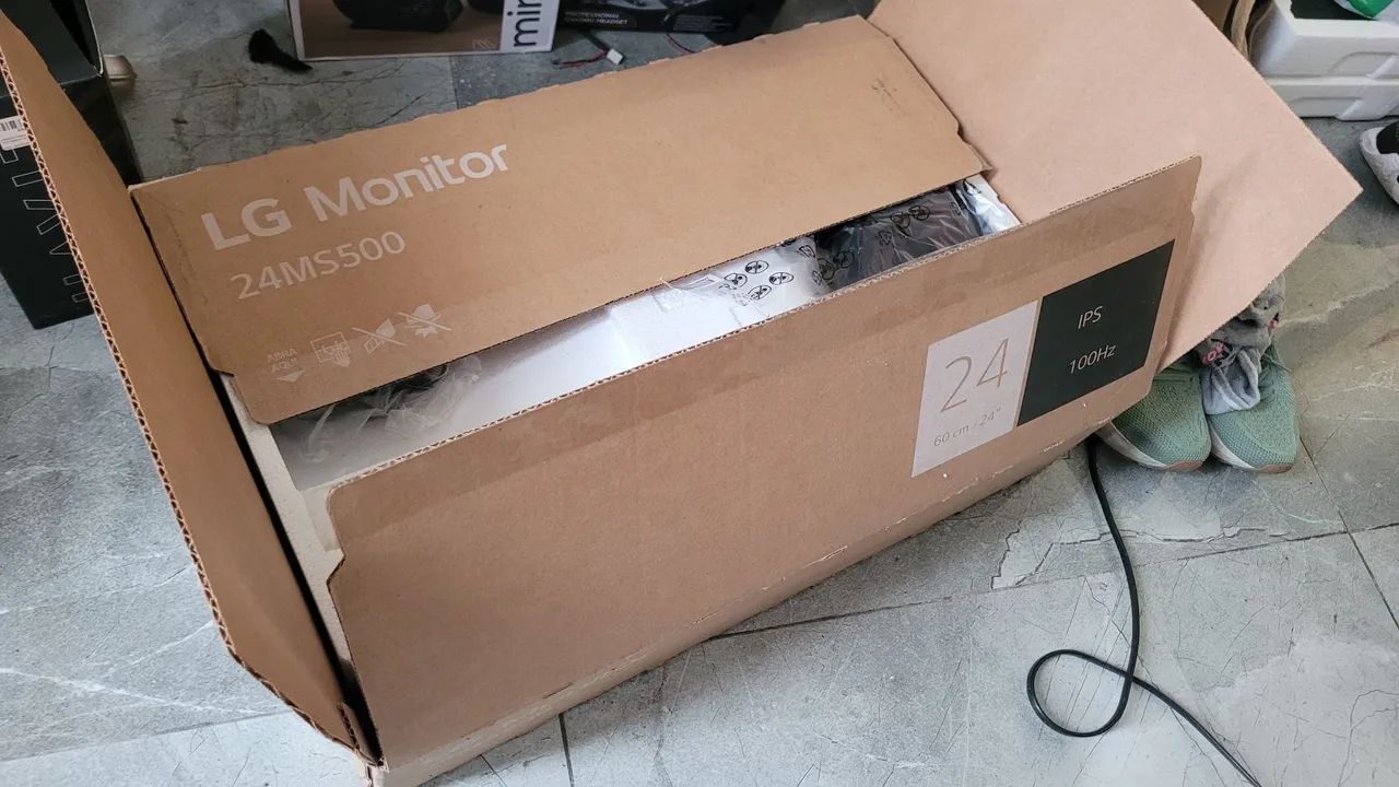 Monitor LG 24 polegadas IPS Full HD  100Hz - Foto 4