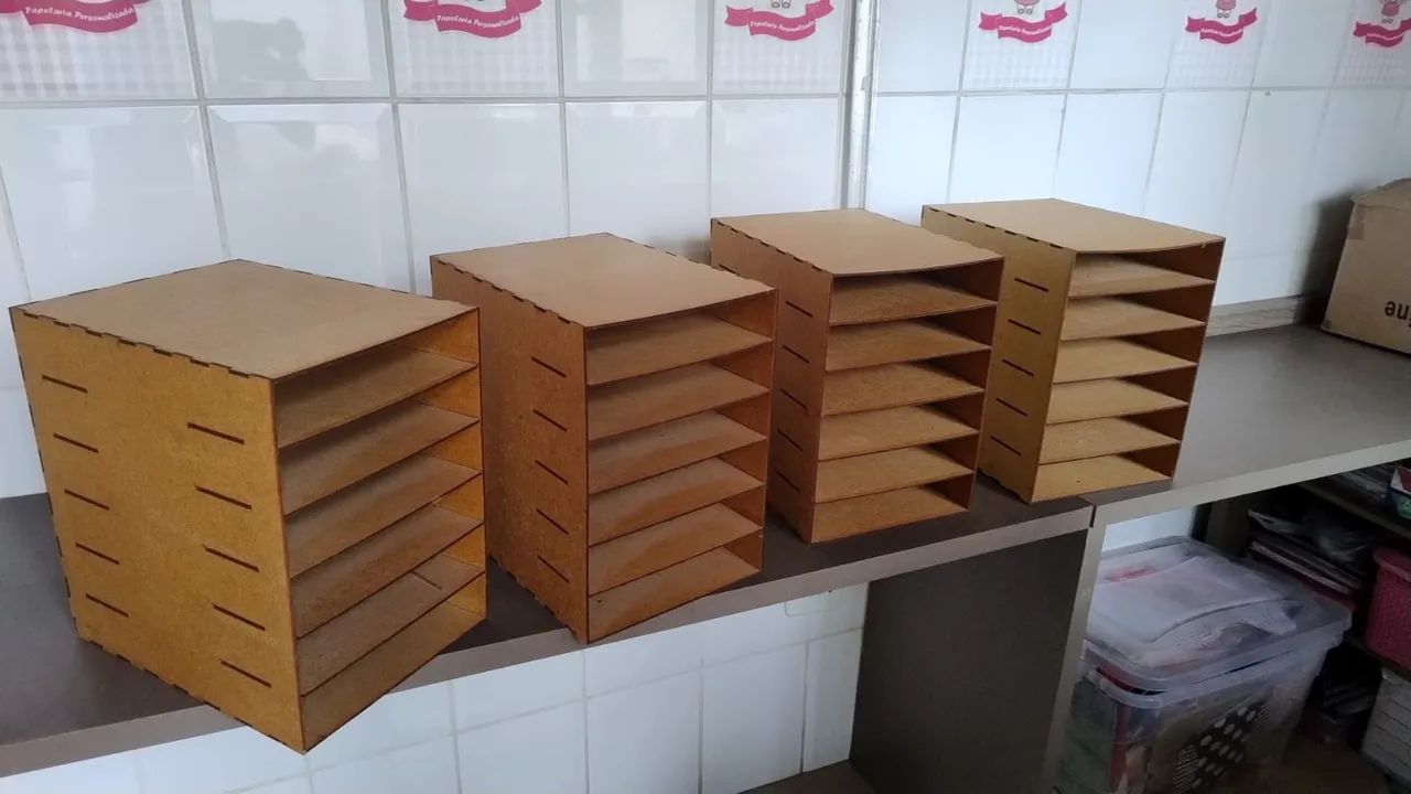Prateleiras para Papel A4 em MDF - Foto 5