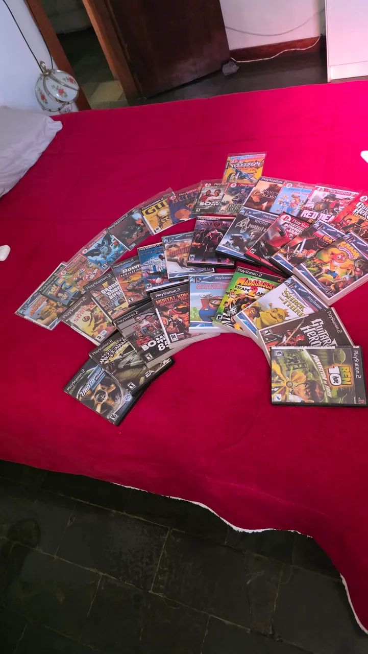Ps2 playstatio 2 slim sony console com jogos e acessorios  - Foto 4