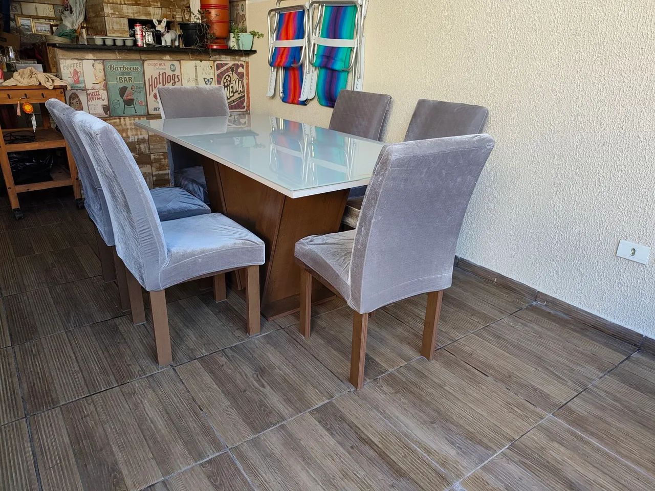Mesa 6 cadeiras 
