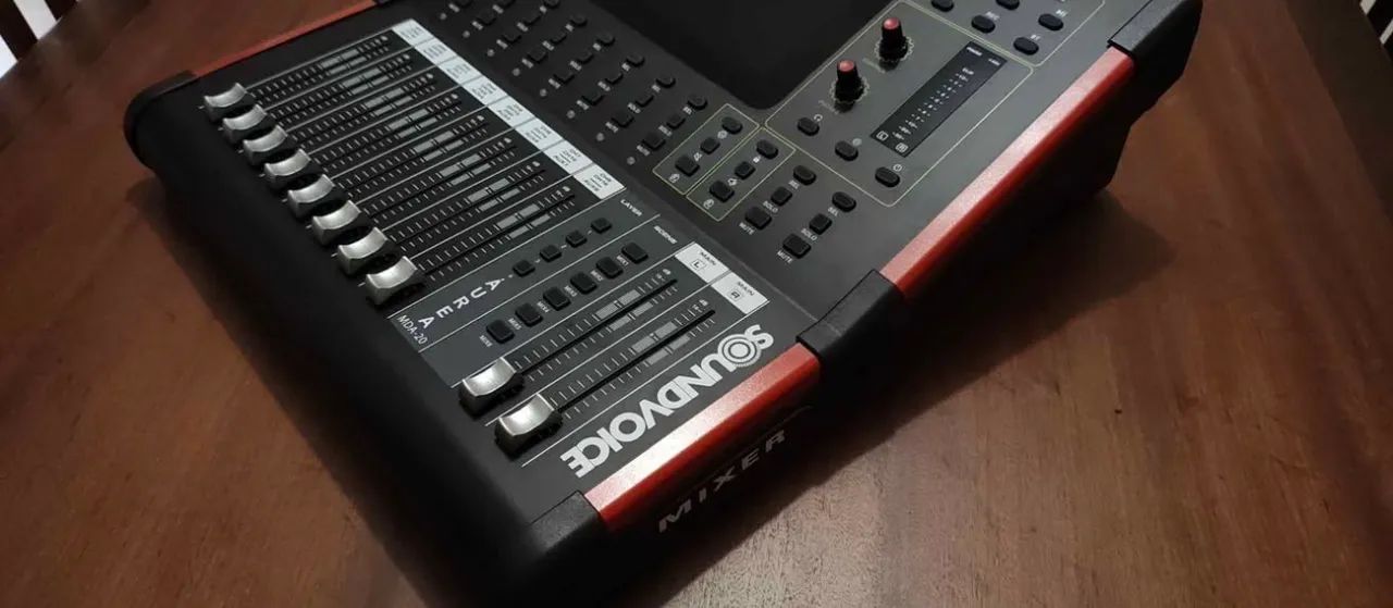 Mesa de som digital e interface de áudio 16 canais multitrack soundvoice mda20 Ñ DUONN 20 - Foto 5