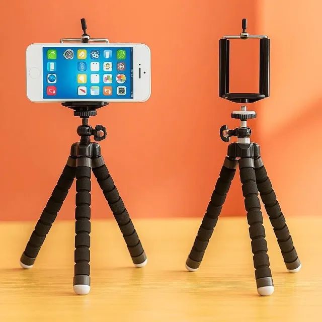Tripé de Mesa Flexível para Celular 18 cm