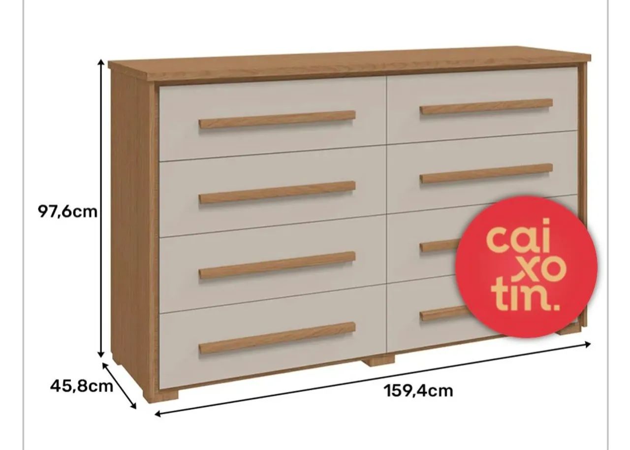 Cômoda perfeita para organizar seus pertences com praticidade  - Foto 2