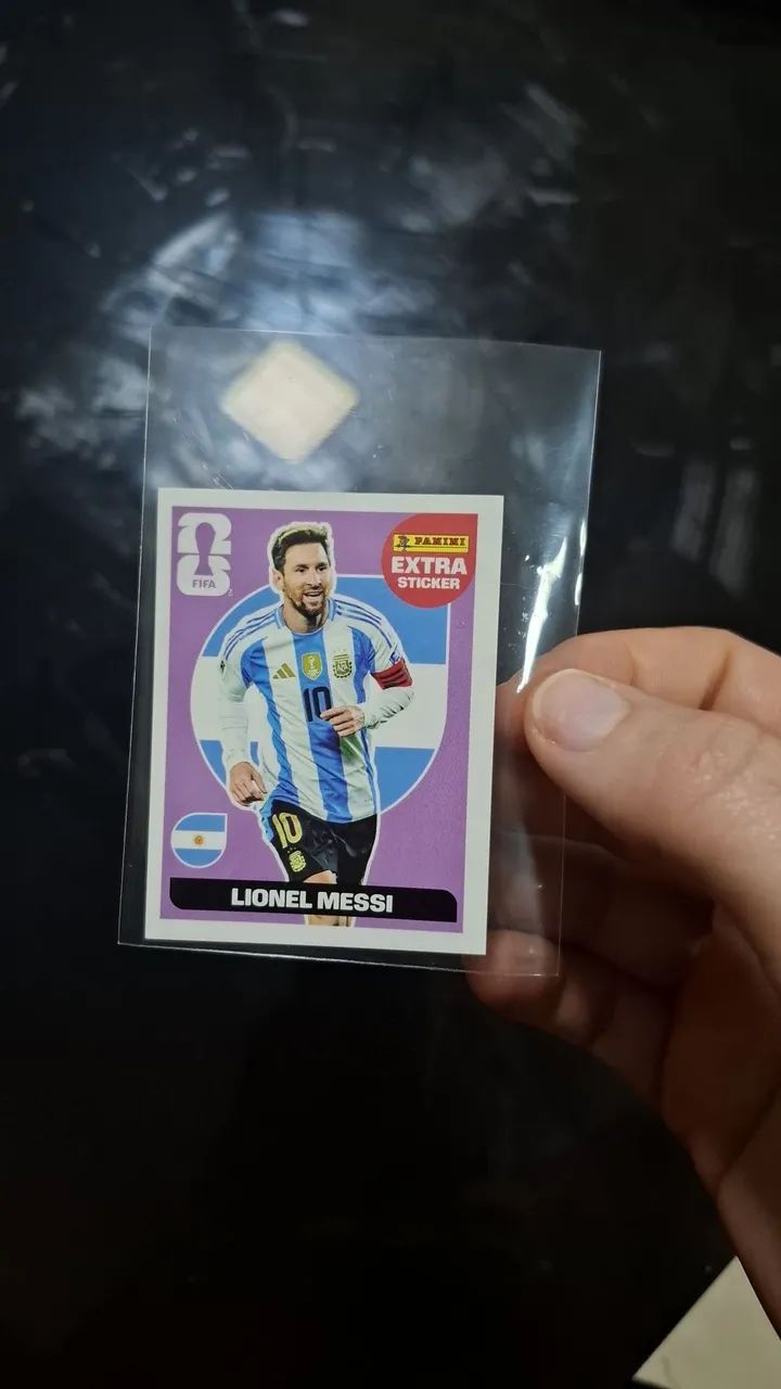 Figurinha legend roxa Messi 2026