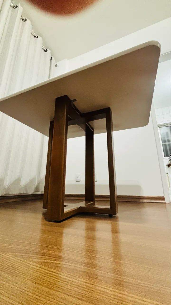 Conjunto de mesa de jantar com 4 cadeiras  - Foto 4