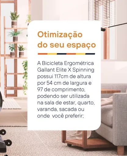 Bicicleta Ergométrica Gallant Elite X  - Foto 2