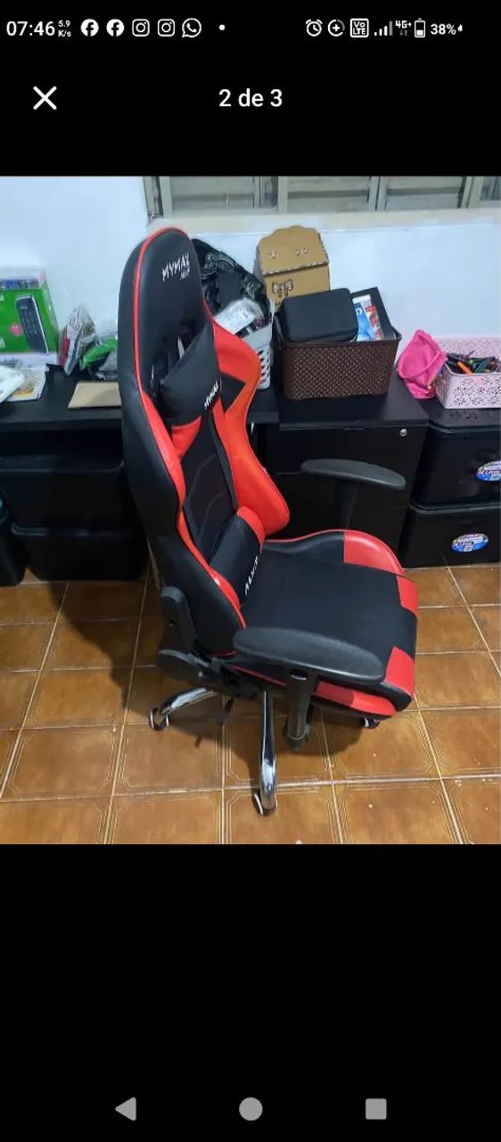 Cadeira Gamer desapego  - Foto 3