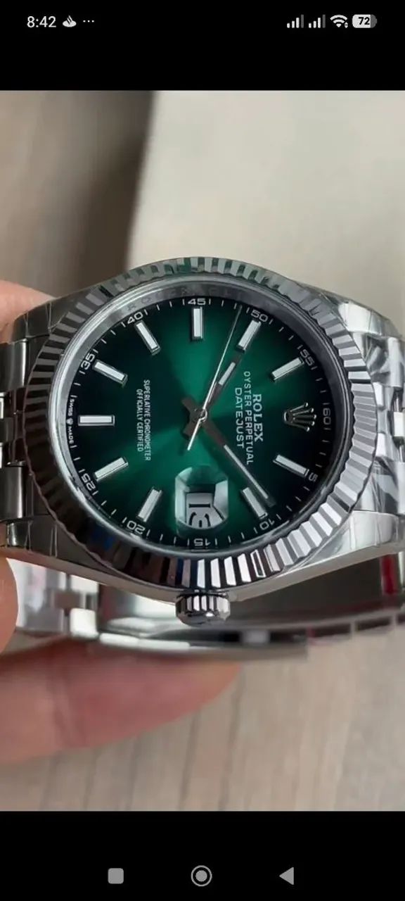 ROLEX DATE JUST/ DIAL VERDE/ 2026/ S.C - Foto 3