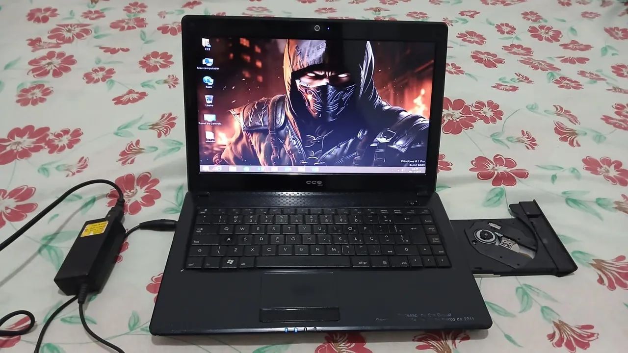 Notebook cce wn já formatado, faço entrega . - Foto 2