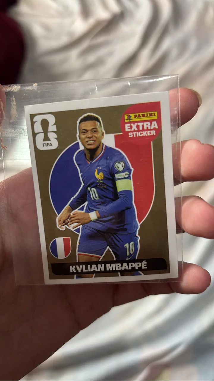 Figurinha rara mbappe 