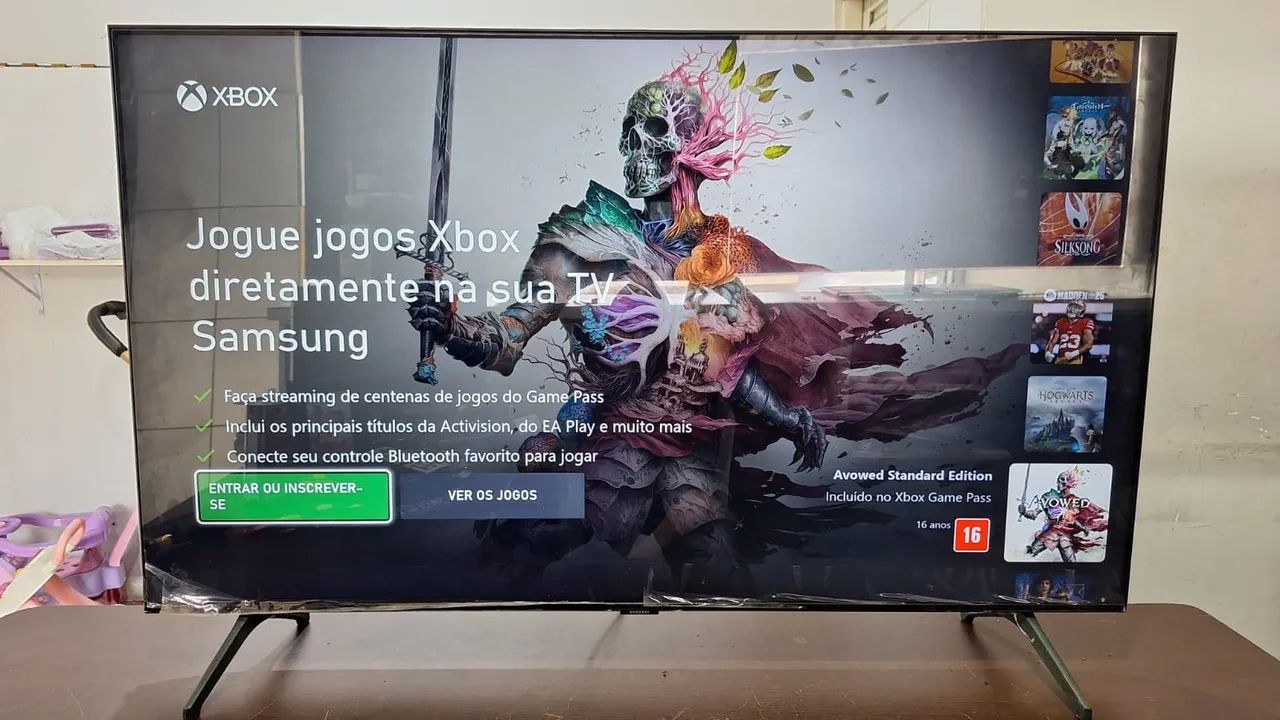 Tv samsung 50 4k no plástico  - Foto 4