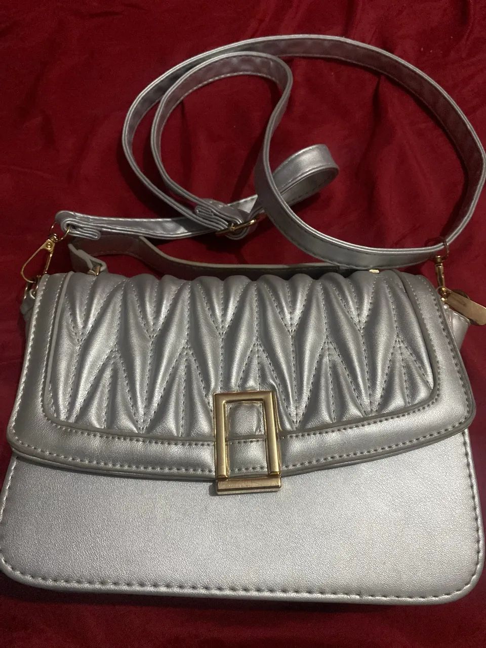 Bolsa cinza nova  - Foto 2