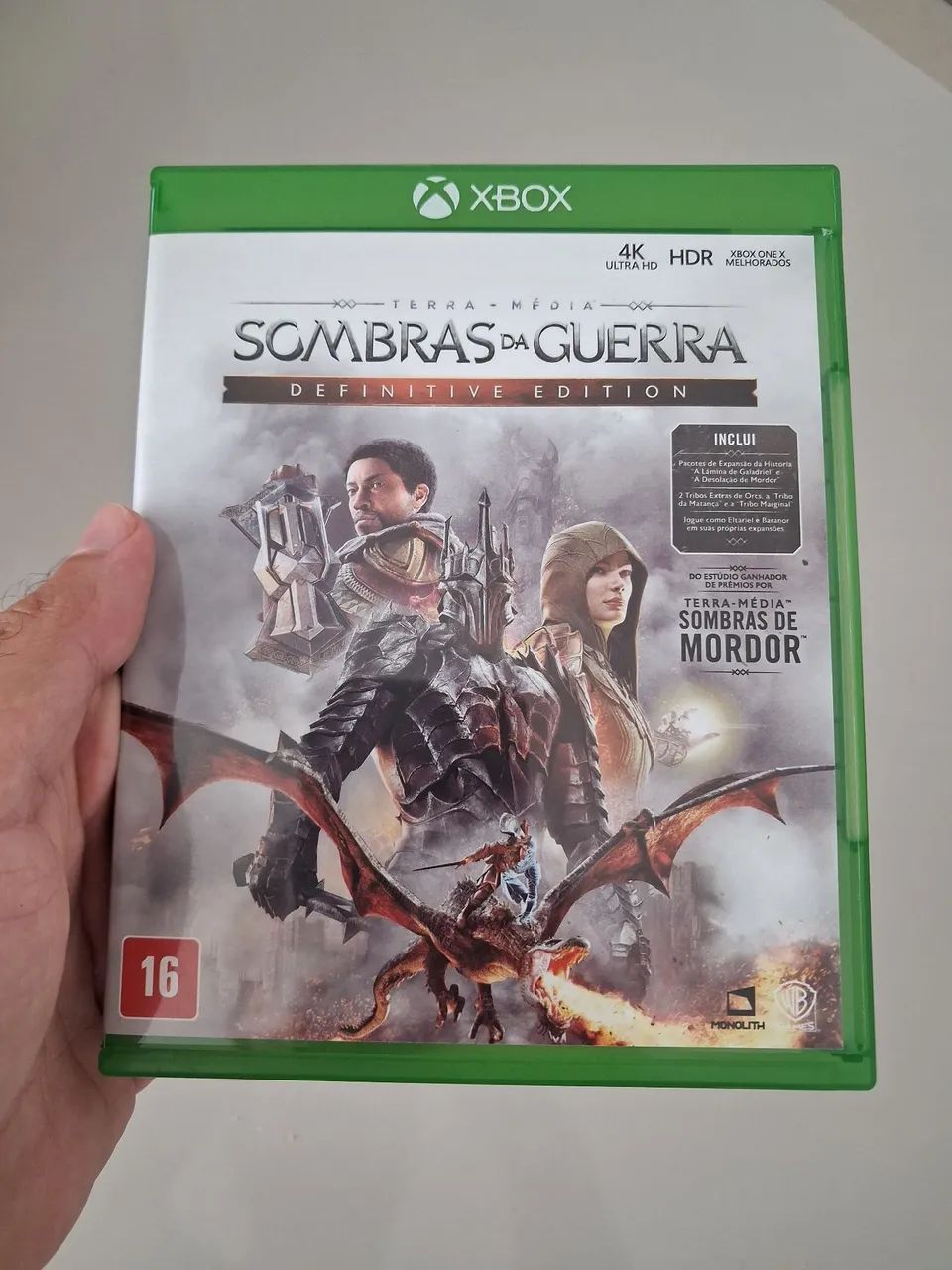 Sombras da Guerra Xbox 