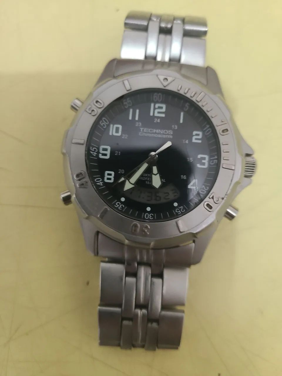 RELÓGIO TECHNOS SKYDRIVER CHRONOALARM