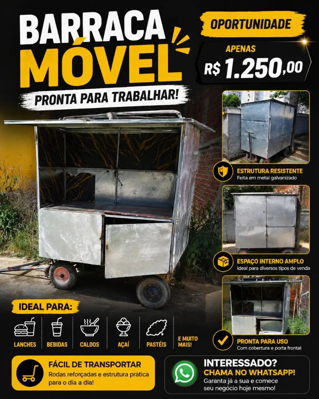 Barraca móvel  - Foto 2