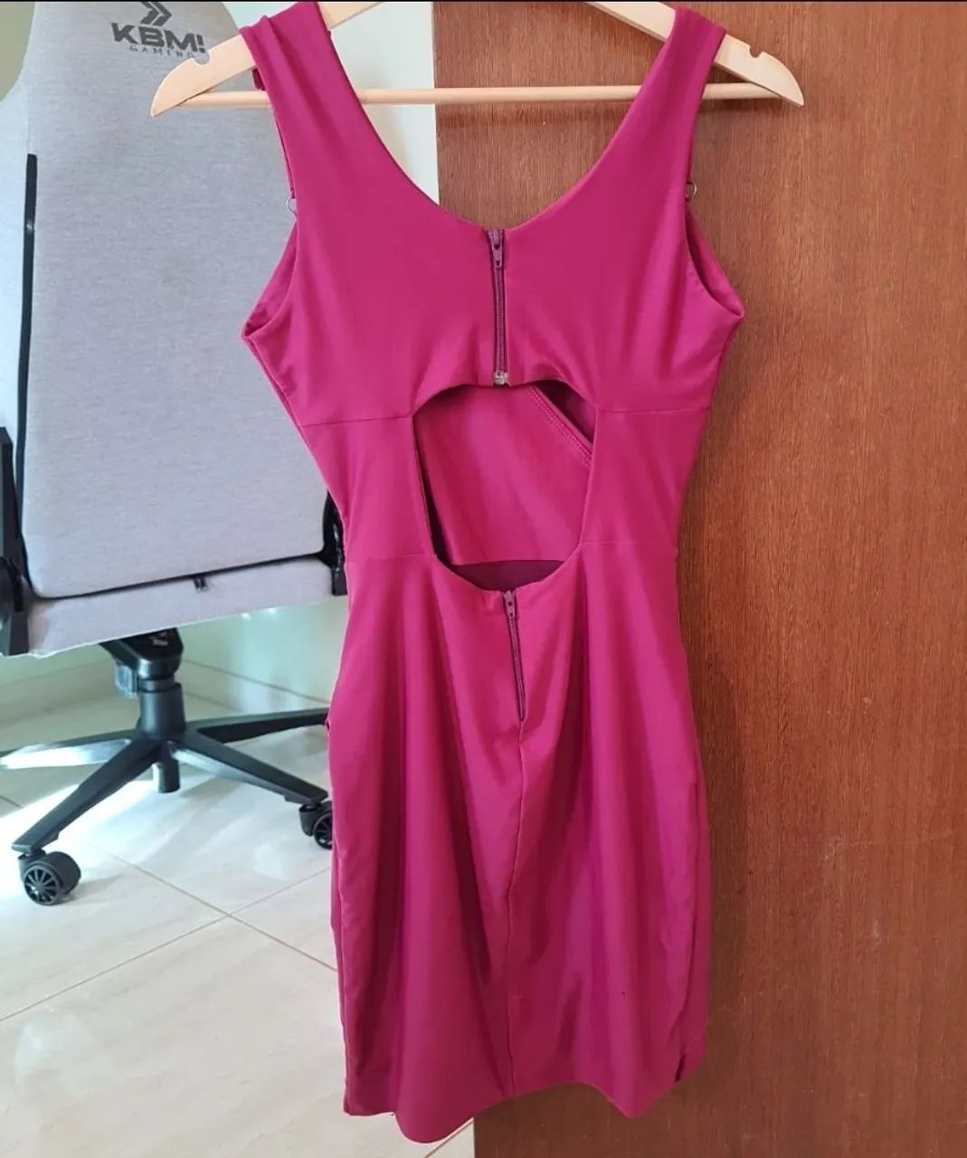 Lote 2 vestidos  viscose com forro, veste pp/ p 36 - Foto 4