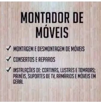 Montador de móveis e eletricista residencial