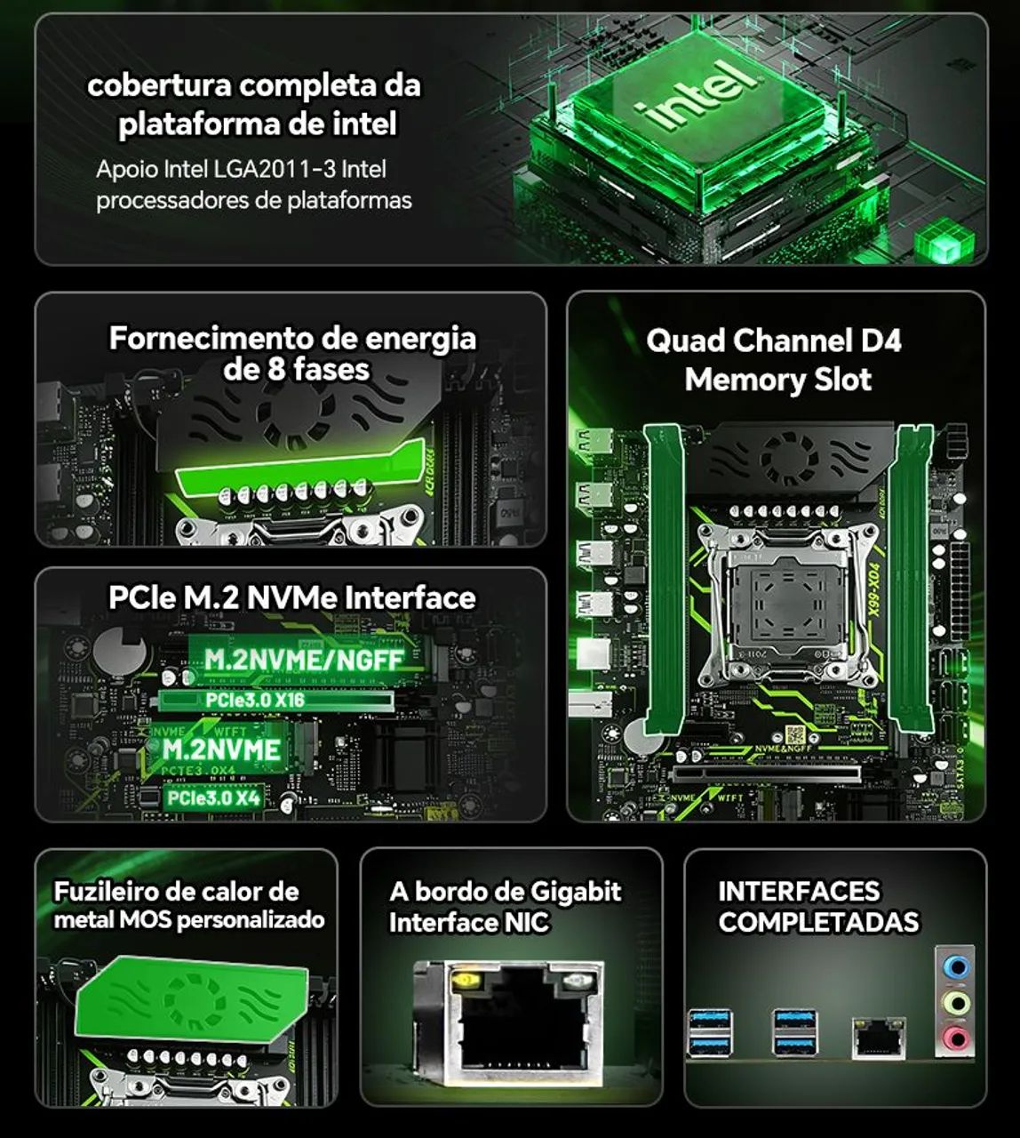 Kit Gamer Intel Xeon E5-2682 v4 + X99-XD4 - Foto 2