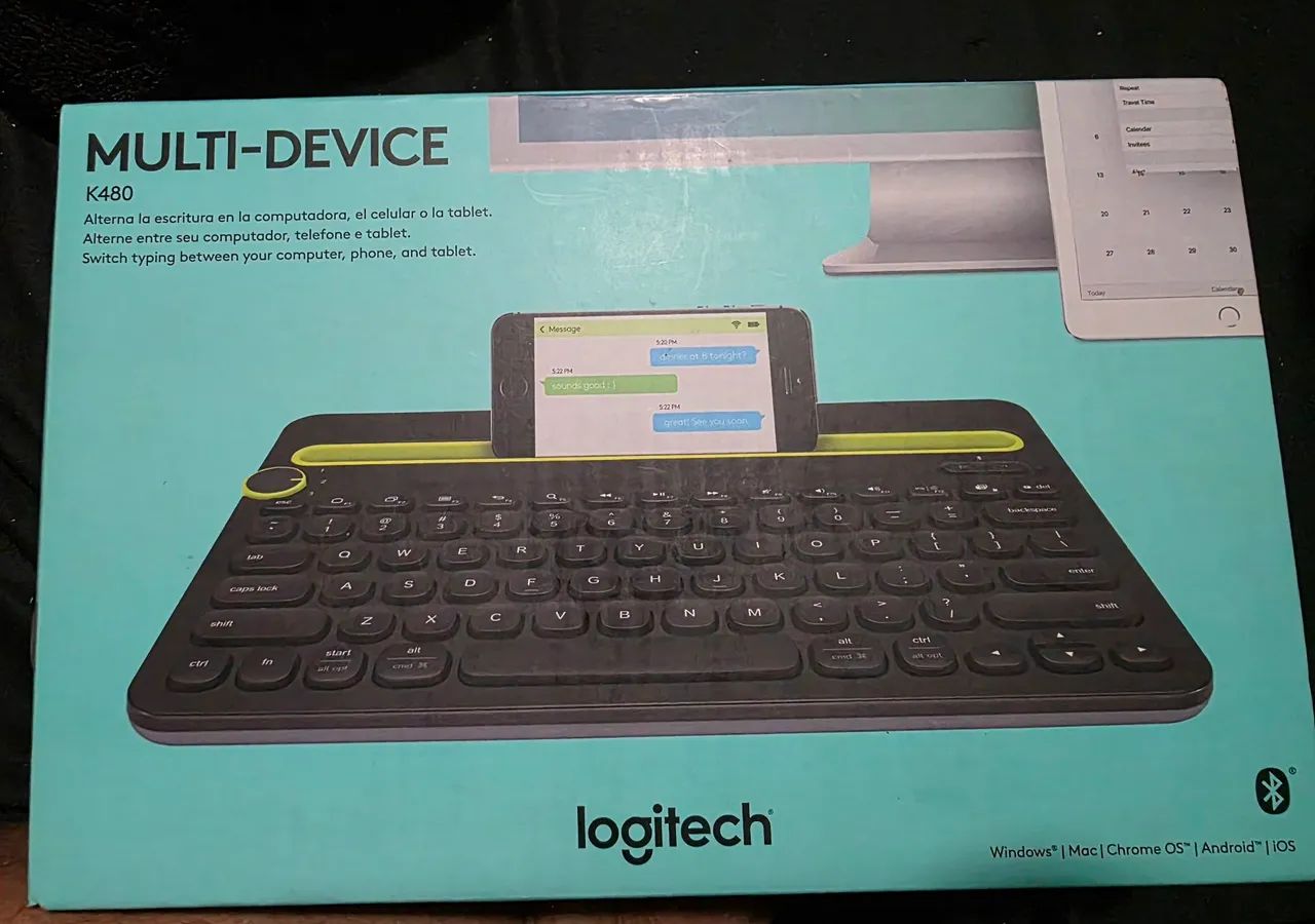 Teclado Logitech K480 + Mouse Bluetooth Logitech M535 - Foto 4