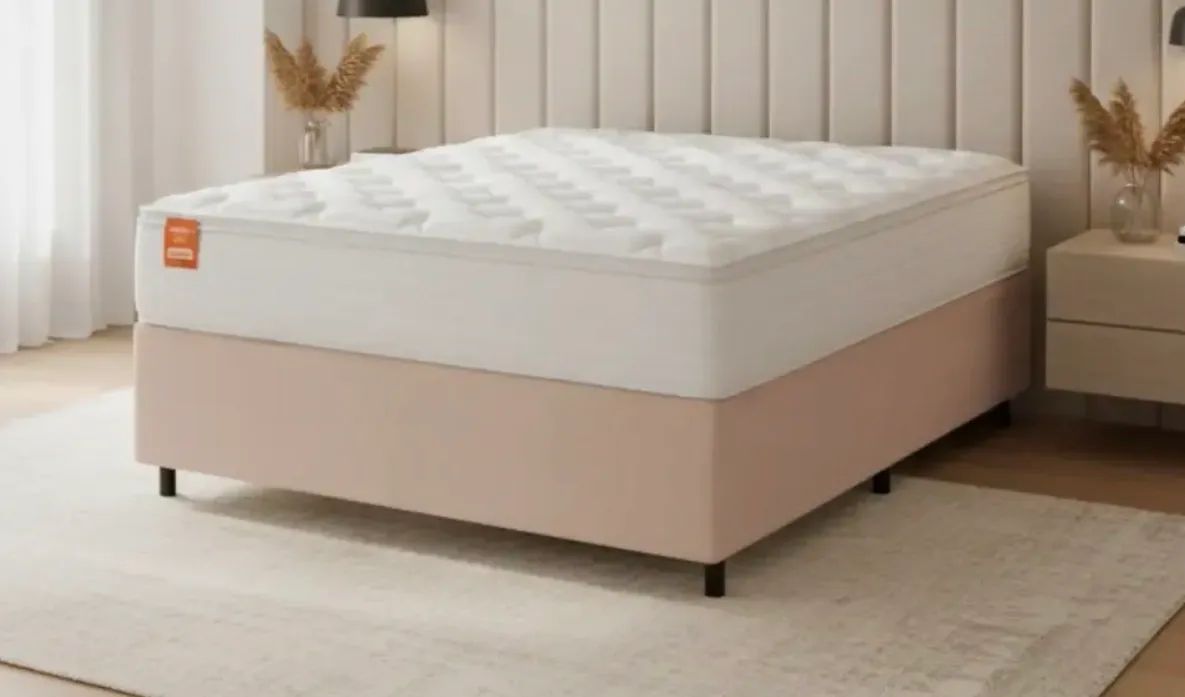 Cama de casal - colchão + box - Foto 5
