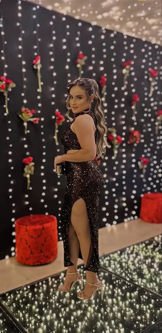 VESTIDO FESTA PAETÊ 