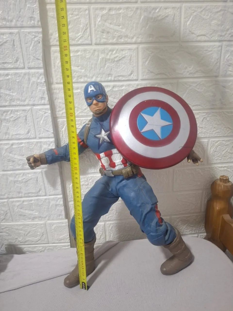 Capitao America 45cm Marvel Comics Gigante Mimo - Foto 2
