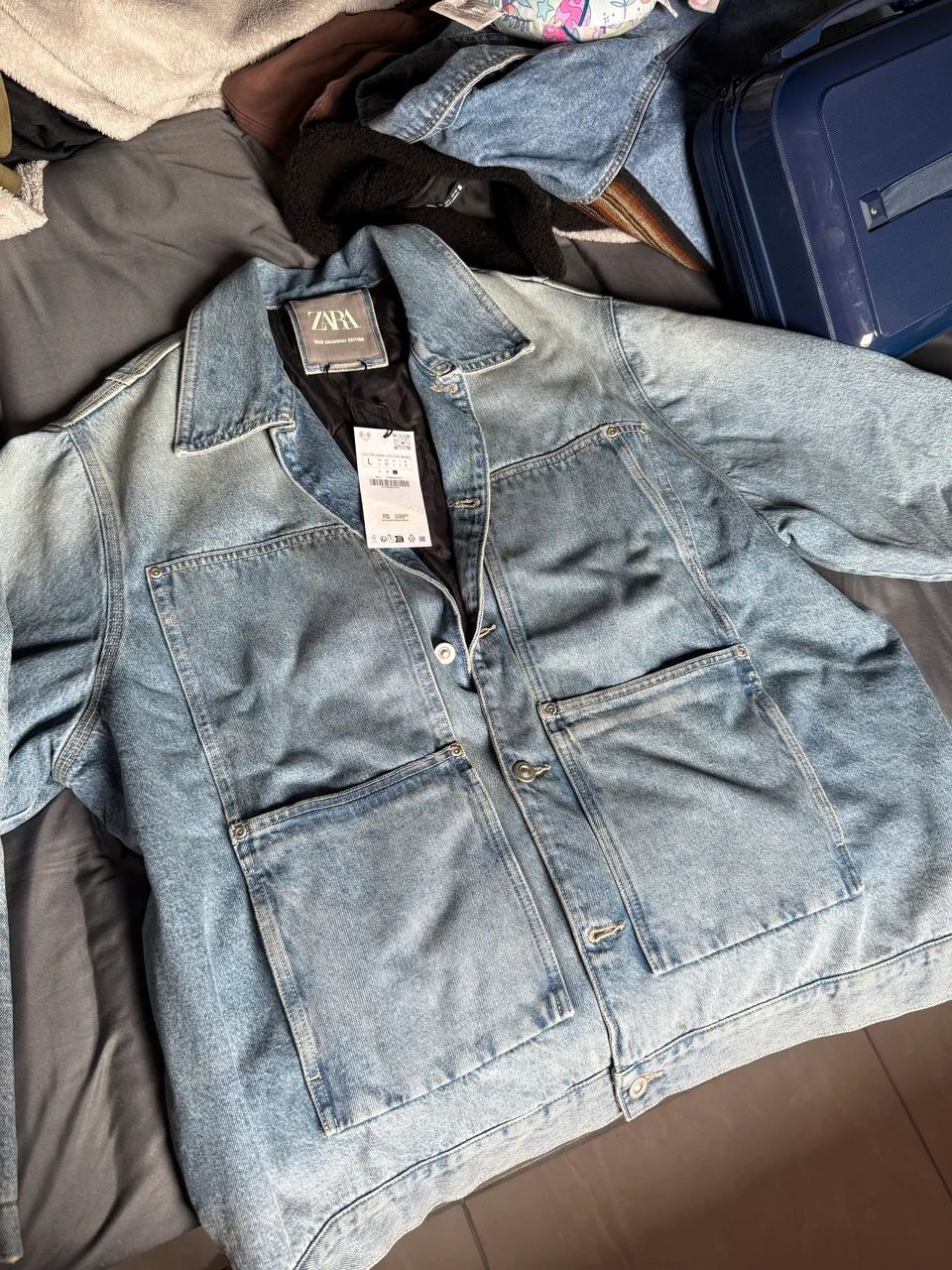 Jaqueta Jeans Zara  - Foto 2