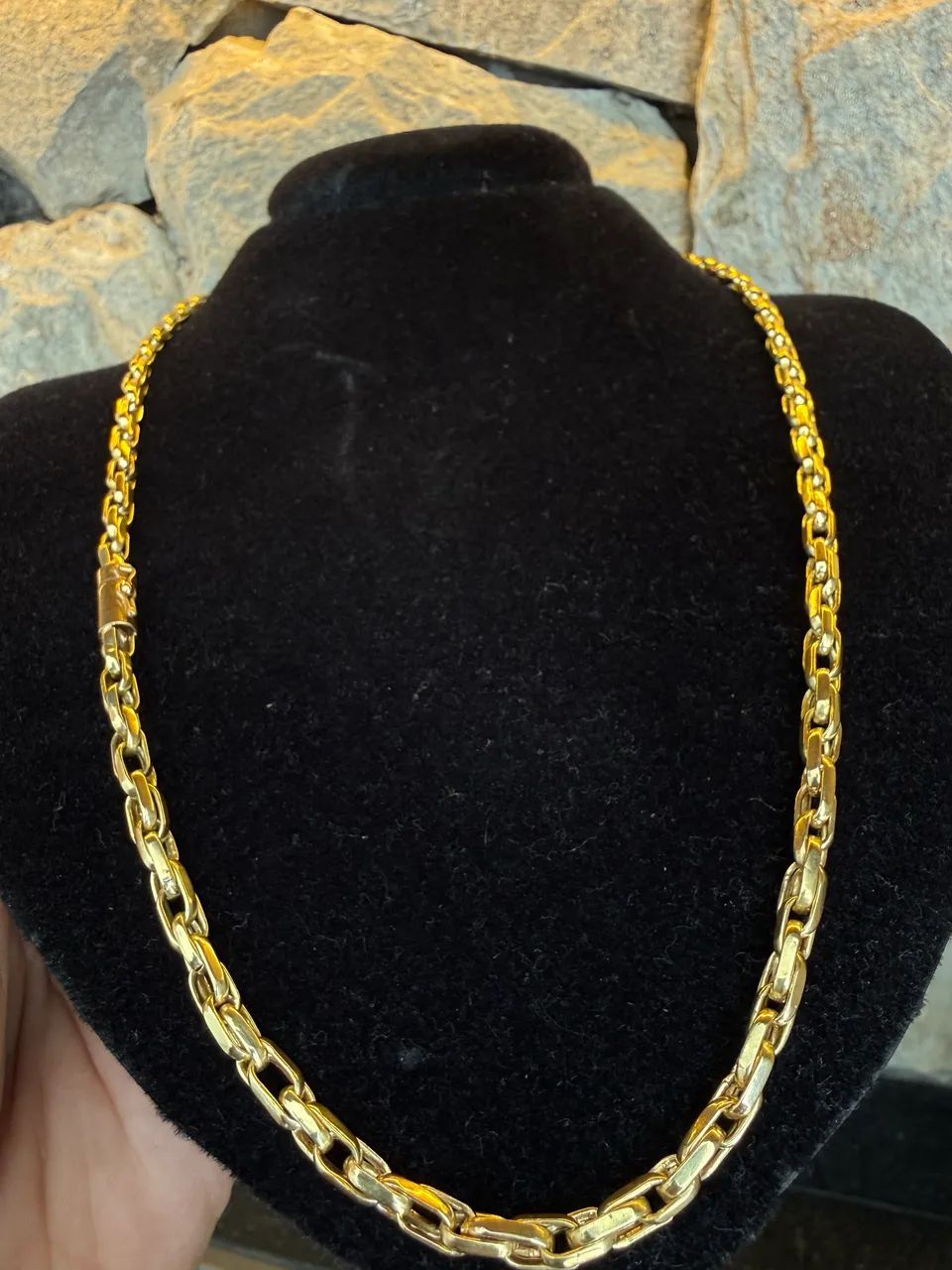 Cordão de ouro 18k elo duplo zero  - Foto 2