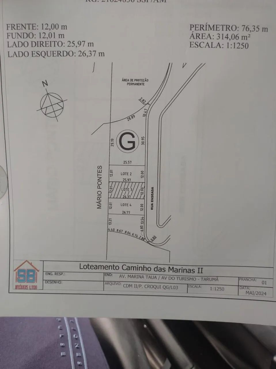 Lote Av. Do turismo 