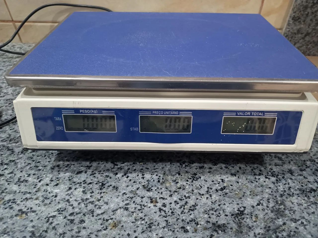 Vendo Balança Digital Eletrônica Comercial 40kg Intelbras Precisão Bivolt, Funcionando. - Foto 6