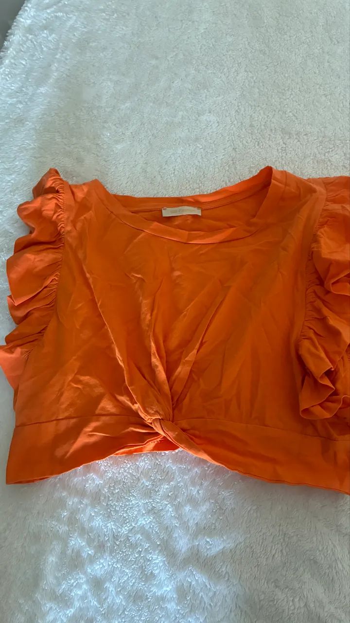 Cropped laranja 
