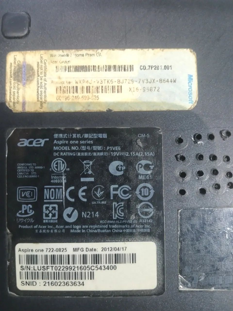 Netbook Acer Aspire One 722-0825 - Foto 4