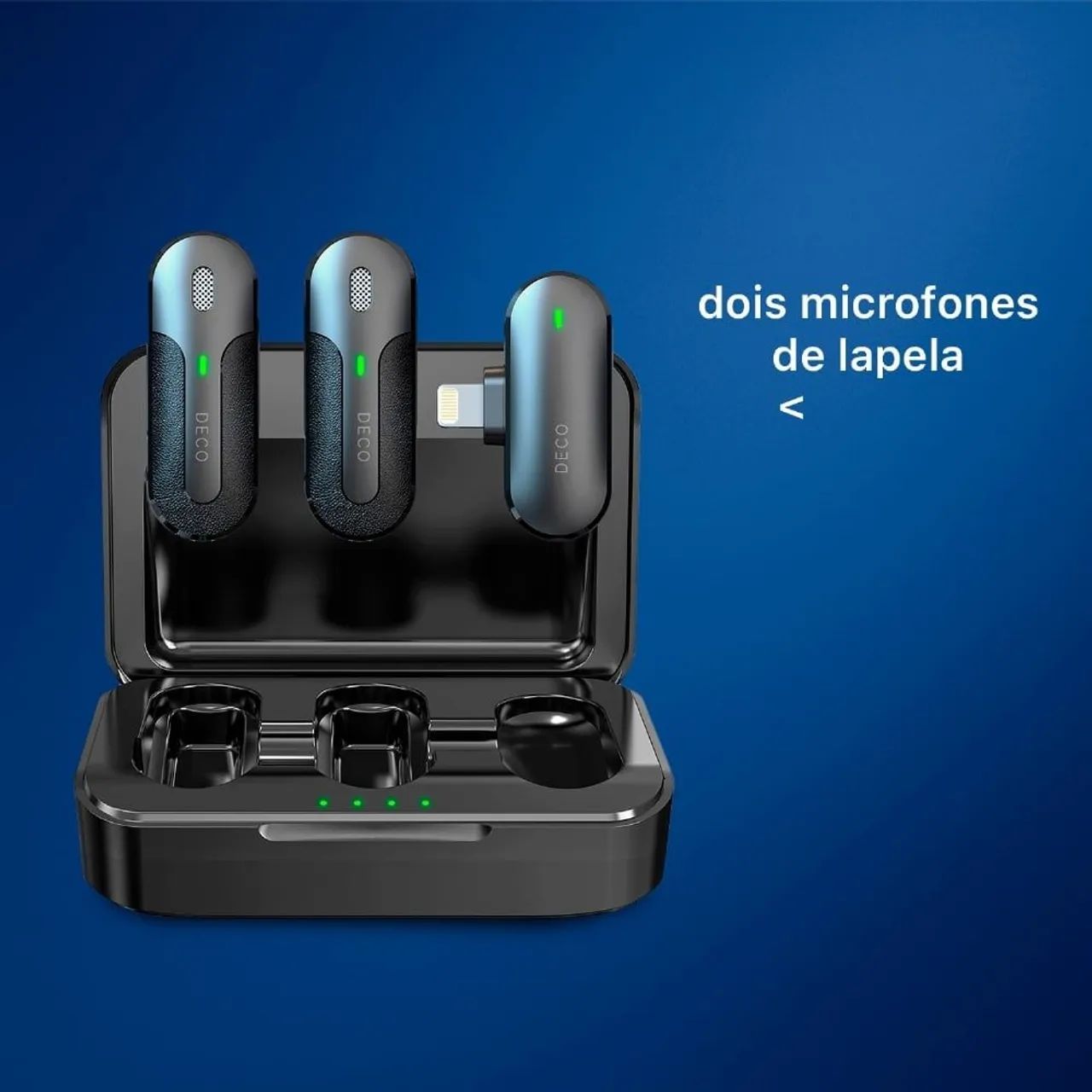Microfone de Lapela Sem Fio | DECO - Foto 3