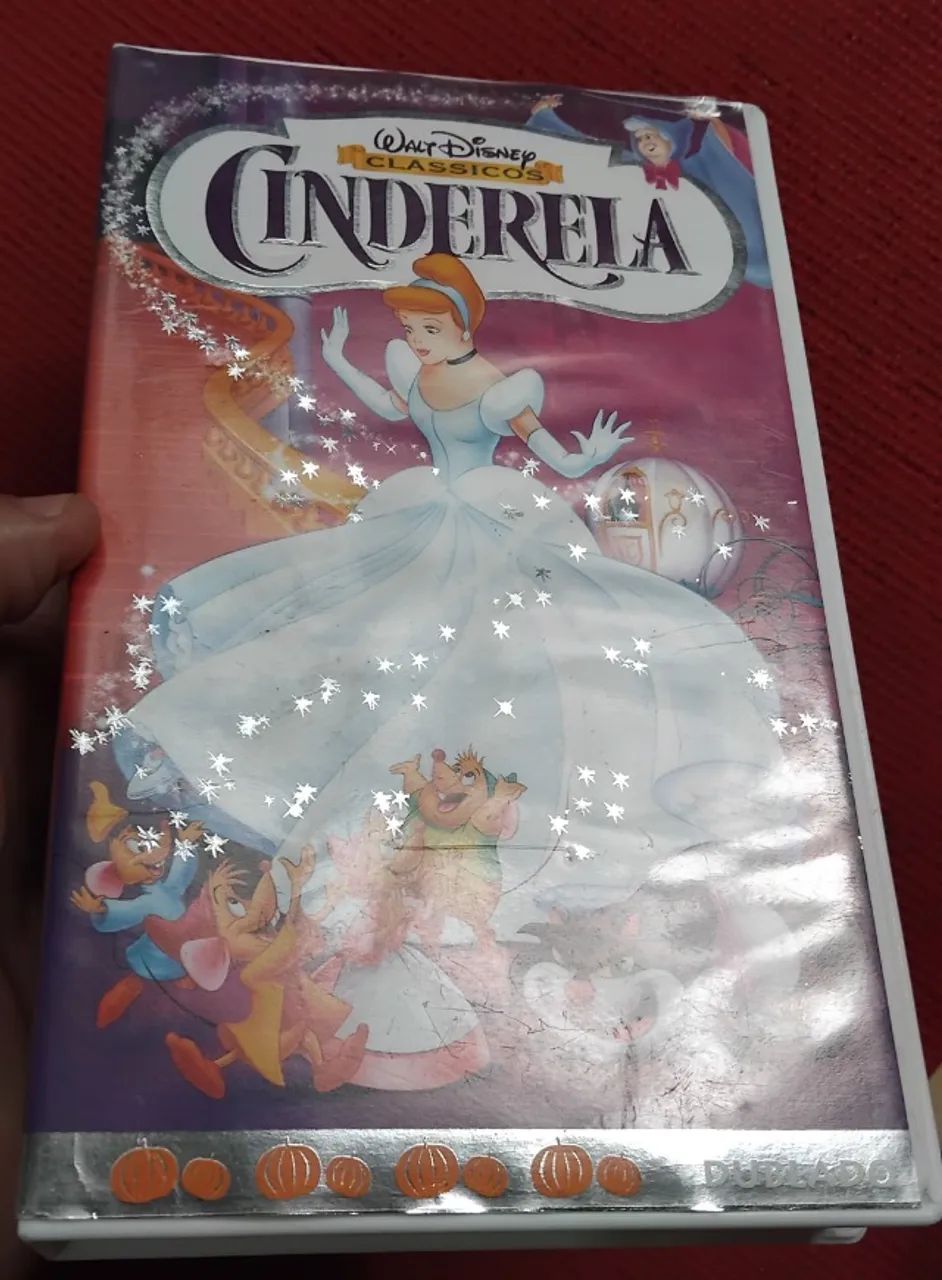 Fita VHS Disney Cinderela (Bom estado) - Foto 2
