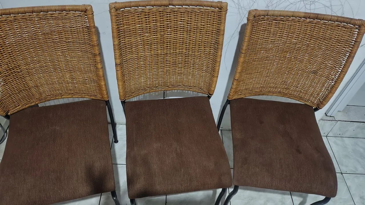 Cadeiras acolchoada material de qualidade - Foto 2