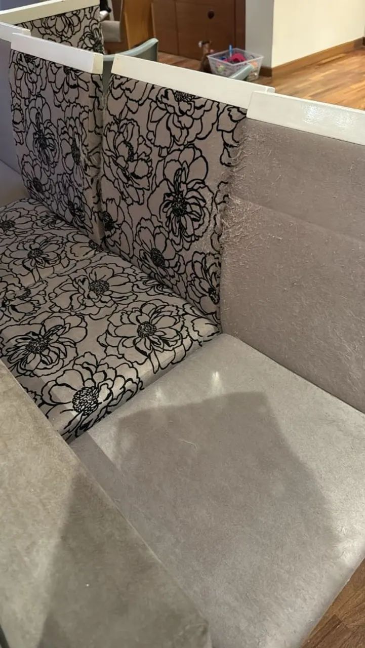 Linda mesa de vidro com 6 cadeiras - Foto 2