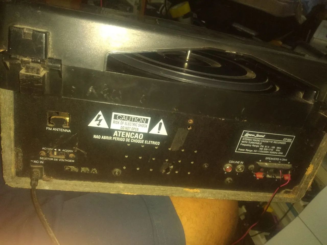 Toca disco 3 em 1  - Foto 3