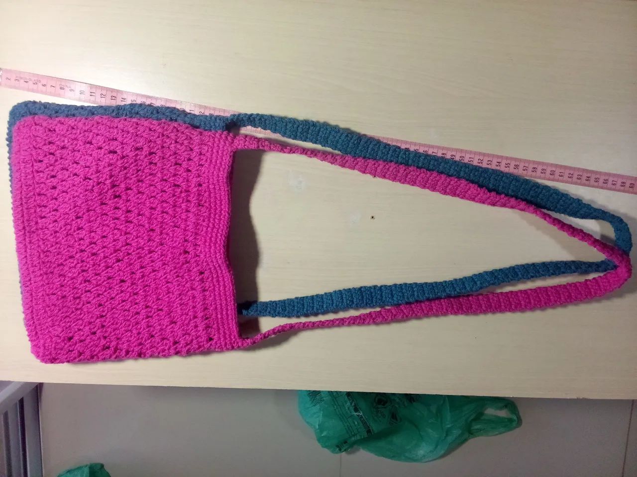 Bolsa De crochê feito a mão  - Foto 5