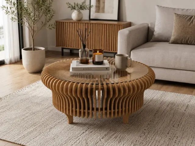 Mesa de centro paramétrica 