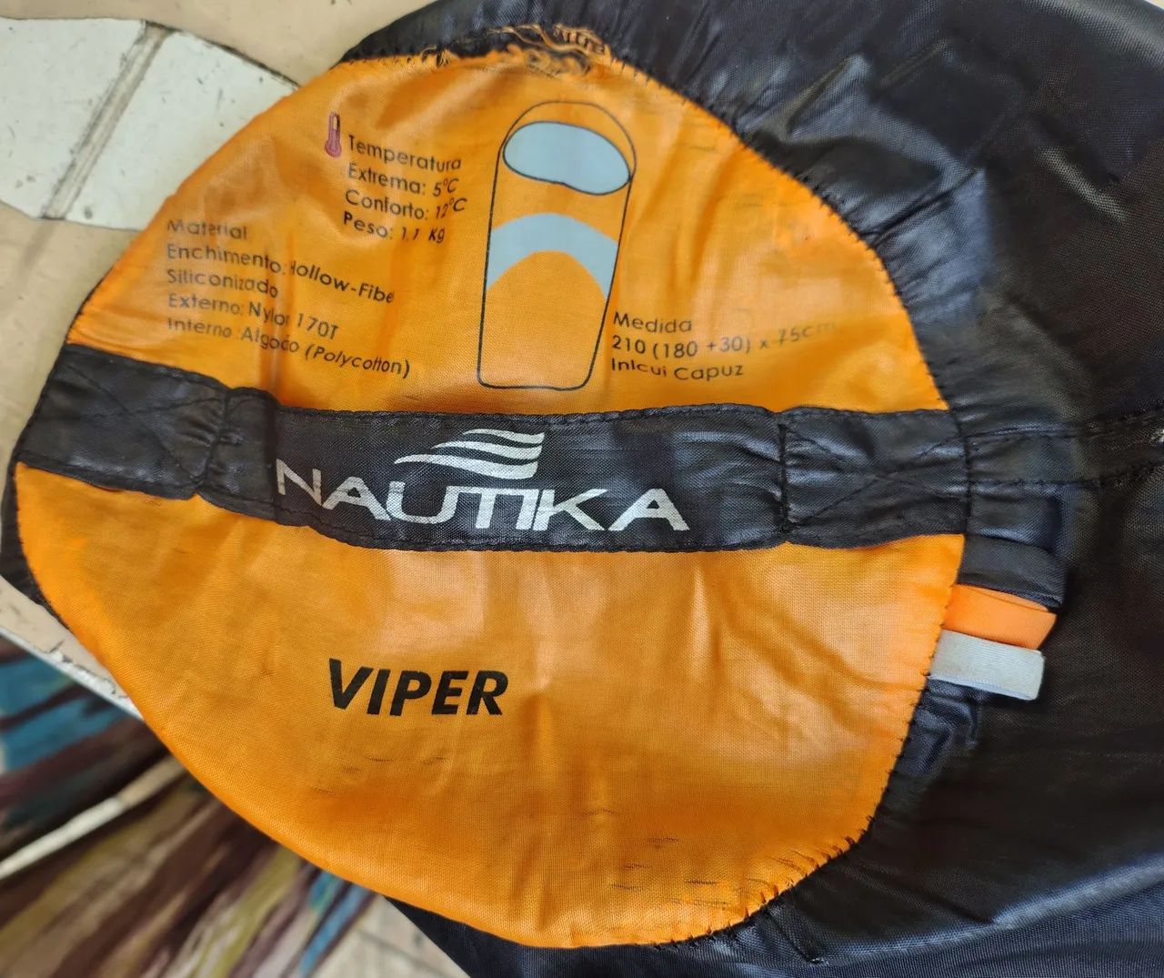 Saco de dormir Náutica Viper solteiro - Foto 3