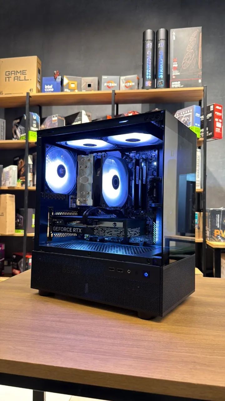 PC Gamer R5 5600X + RTX 5060 8GB + 16GB de RAM - Computadores e