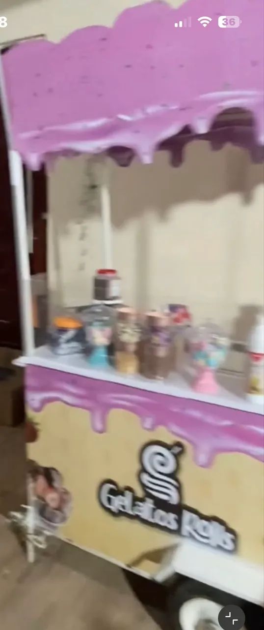 MÁQUINA DE SORVETE NA CHAPA MAIS CARRINHO  - Foto 3