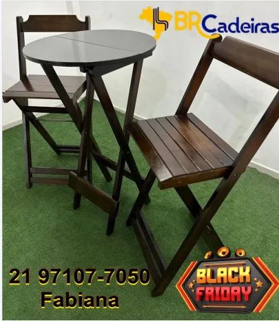 Jogo Bistro de madeira 