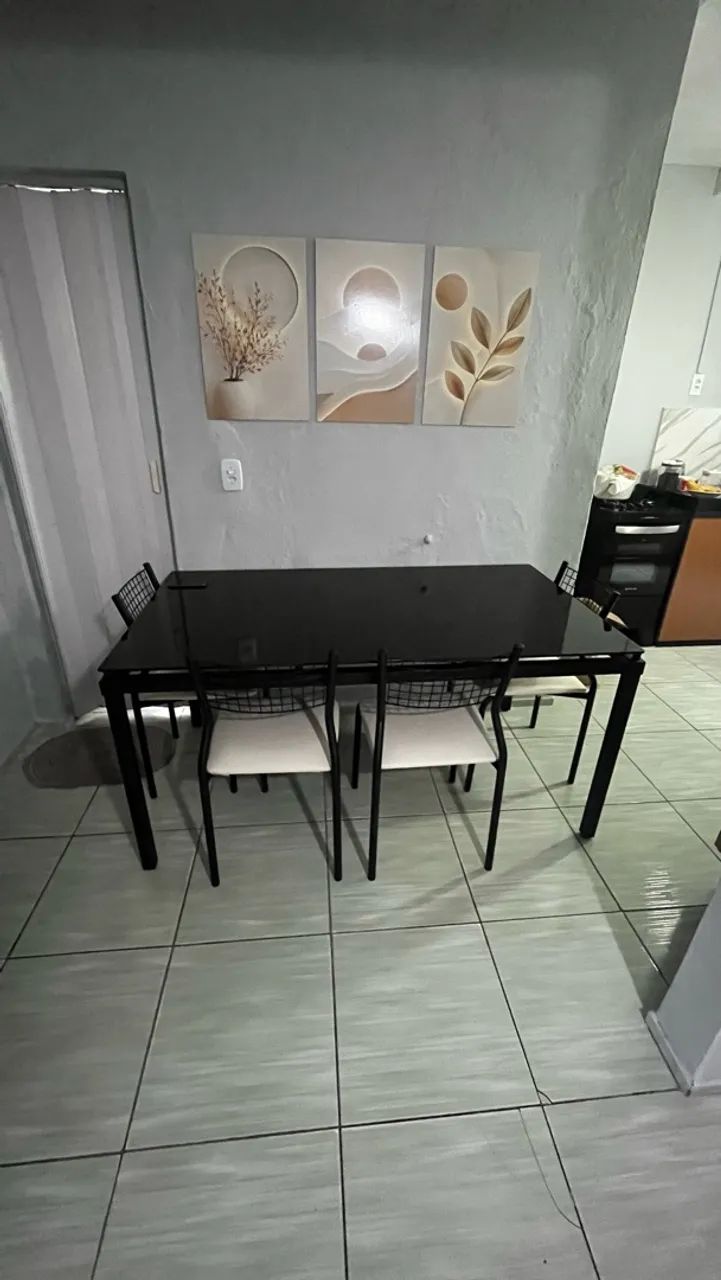 Mesa tampo de vidro  - Foto 2