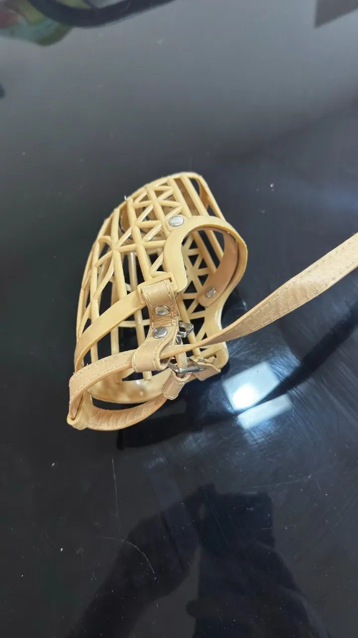 Colete Para Cachorro com Focinheira, Nylon, Fivelas Frontais de Ac?o (Camuflado, XL) - Foto 3