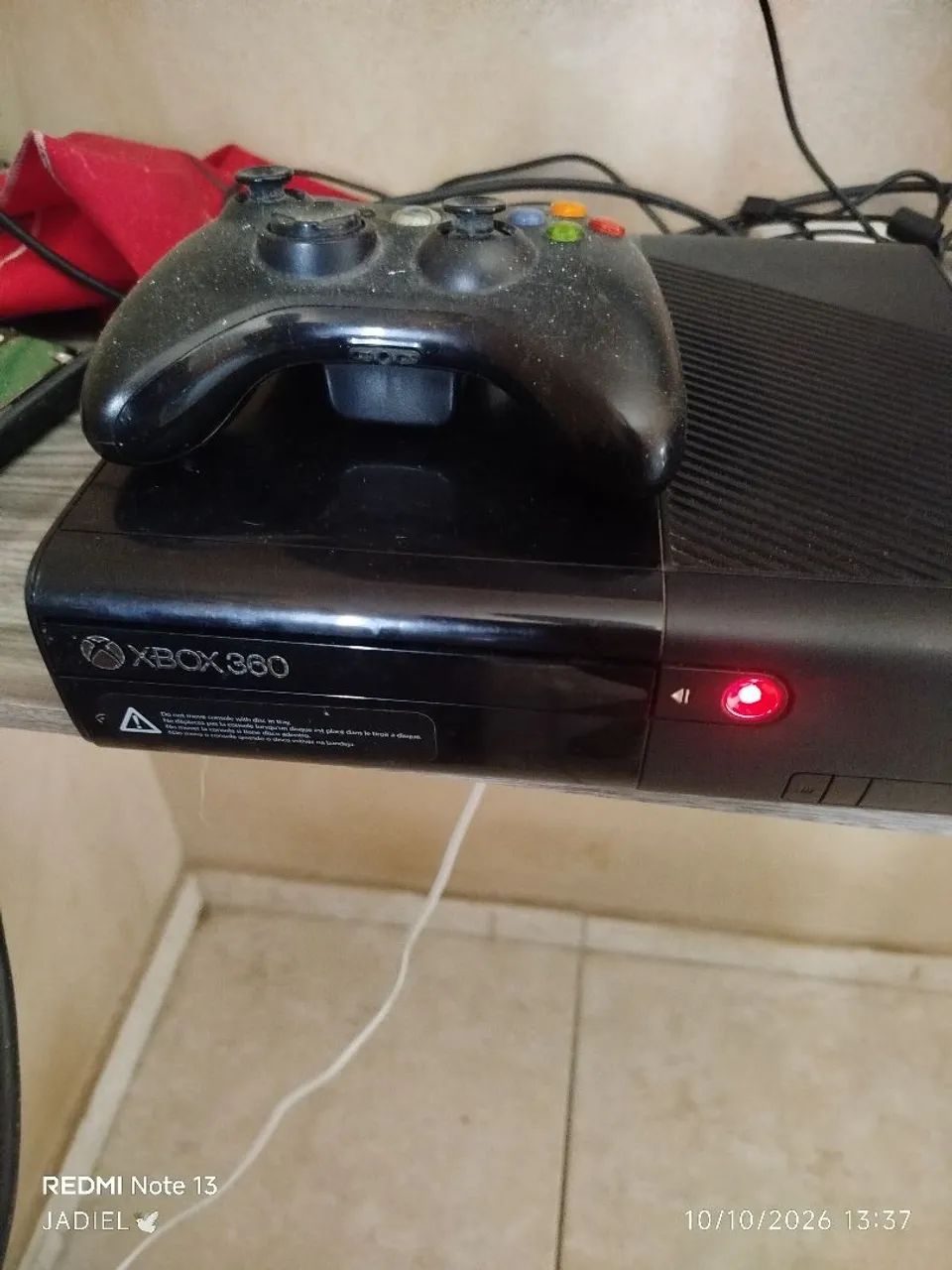 Xbox 360 com luz vermelha 