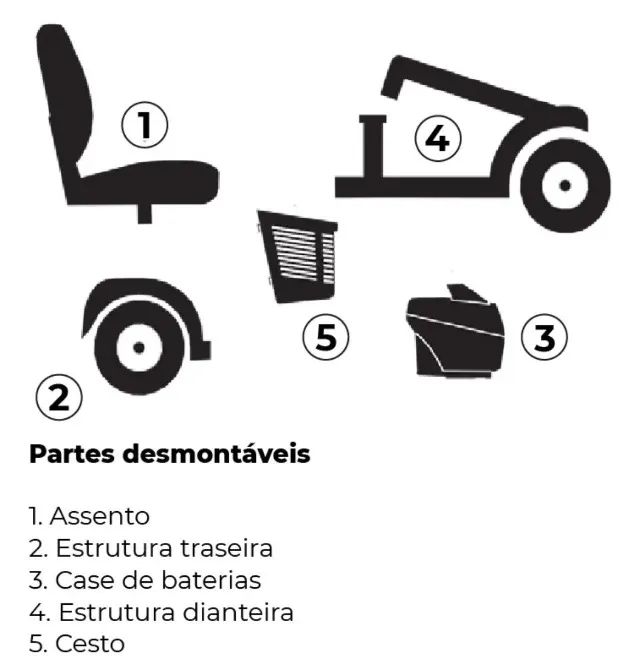 Scooter Dellamed Modelo CS - Foto 5
