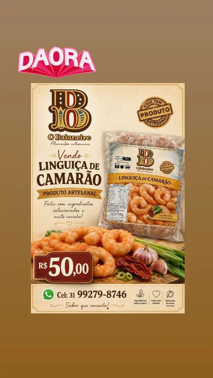 Linguiça de camarão  - Foto 2