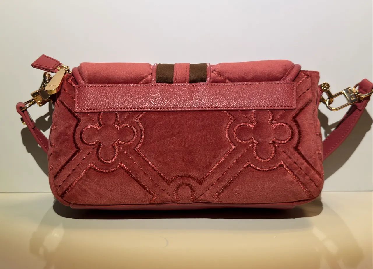 Bolsa V°73 italiana em veludo  - Foto 3